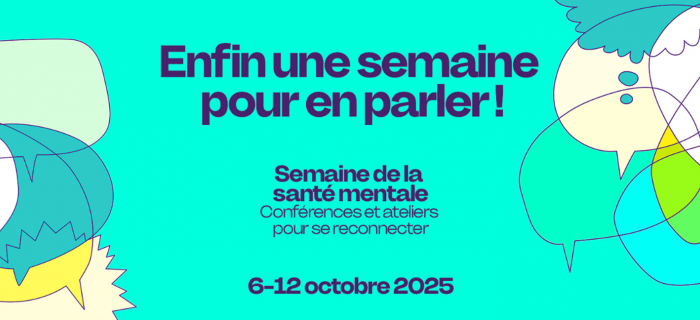 Semaine de la santé mentale à Genève du 6 au 12 octobre 2025