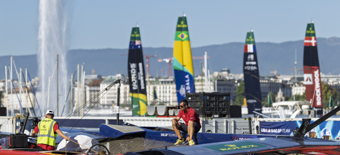 Les autorités cantonales et municipales donnent leur feu vert à une nouvelle édition de Sail GP en 2026. Crédit: Felix Diemer for SailGP