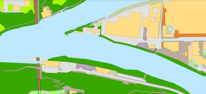 Carte master de la couverture du sol du grand Genève