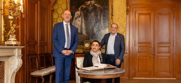 Visite de courtoisie de S.E. Madame l’Ambassadrice Caroline Ziadeh, Représentante permanente de la République libanaise auprès de l’ONU à Genève