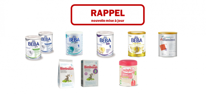 Illustration laits infantiles rappelés