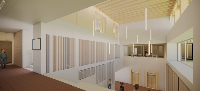 Projet d'architecture de la Haute école de Santé à Champel