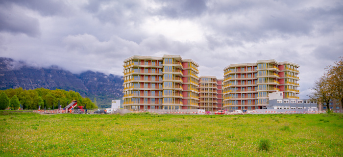 Grands Esserts - quartier des Messicoles en juillet 2025 - photo : Simon Chamey