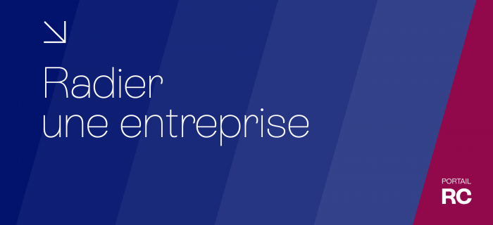 Radier une entreprise