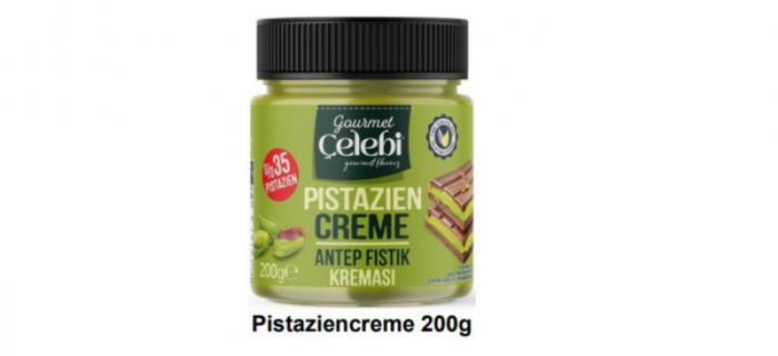 Pot de crème de pistache « Pistaziencreme » de la maque Gourmet Çelebi