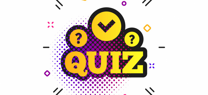 Bulle avec le mot Quiz
