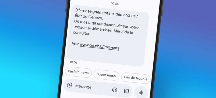 L'administration fiscale cantonale peut vous envoyer des SMS