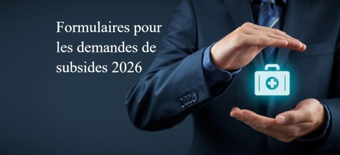 Formulaires de demande de subside 2026