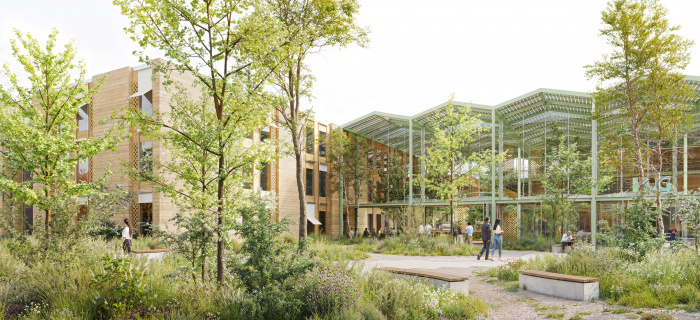 Projet d'architecture du nouvel hôpital de psychiatrie adulte