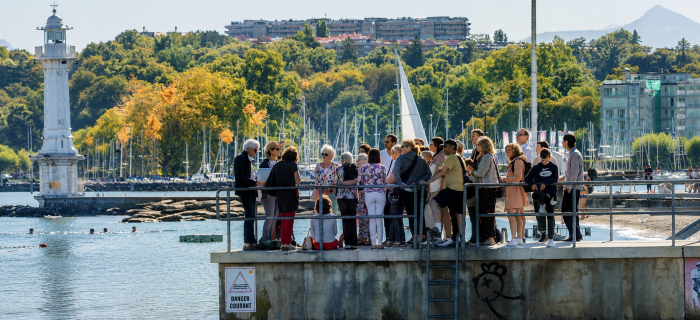 Visite des Bains des Pâquis lors des JEP 2022