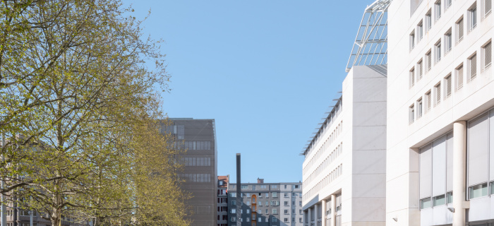 Les bâtiments d'Uni Pignon et Uni Mail