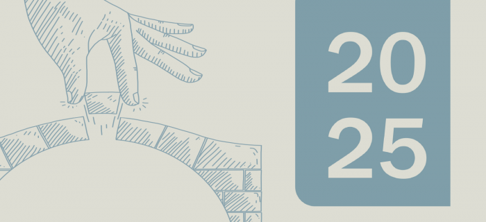 Illustration symbolique de la médiation incarnée par une pièce venant colmater un pont en arc