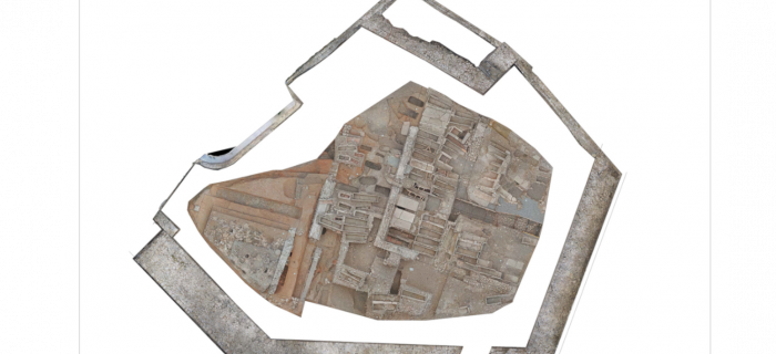 Vue de l’ensemble des vestiges archéologiques du site Saint-Antoine © SAGe