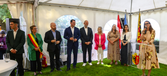 Réception offerte aux membres de la communauté internationale à l'occasion de la 63e Fête des vendanges de Russin