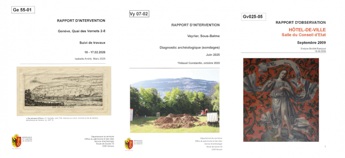 Rapports d'intervention