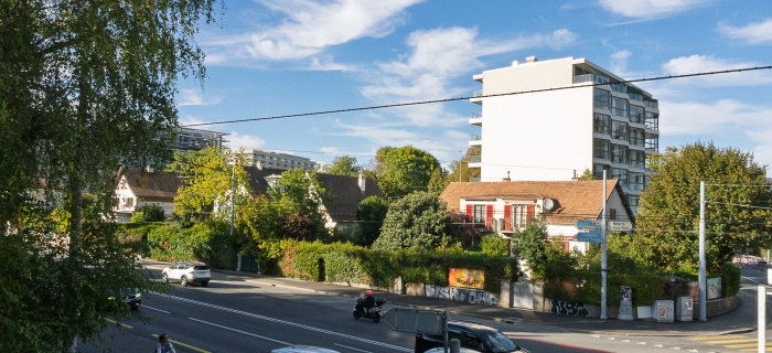 Premier bâtiment construit aux Franchises - oct. 2026 (photo D. Gubler)