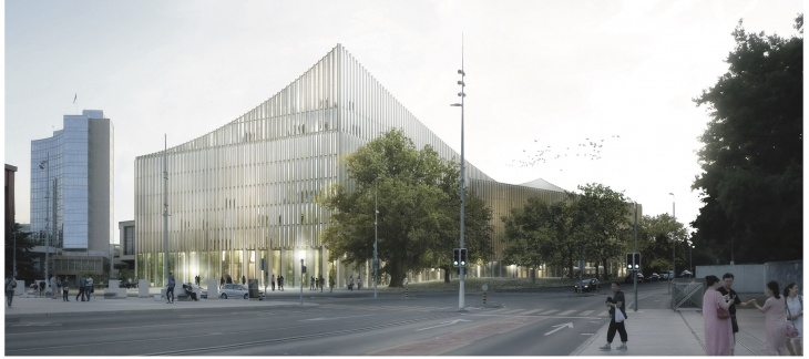Image de synthèse du bâtiment projeté Image de synthèse du bâtiment projeté