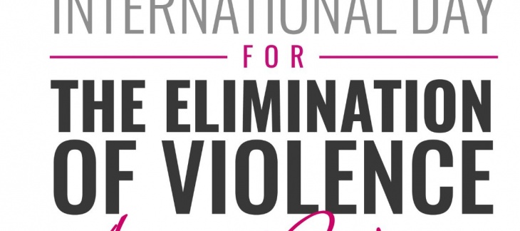 écriteau journée internationale pour l'élimination des violences à l'égard de femmes 25 novembre