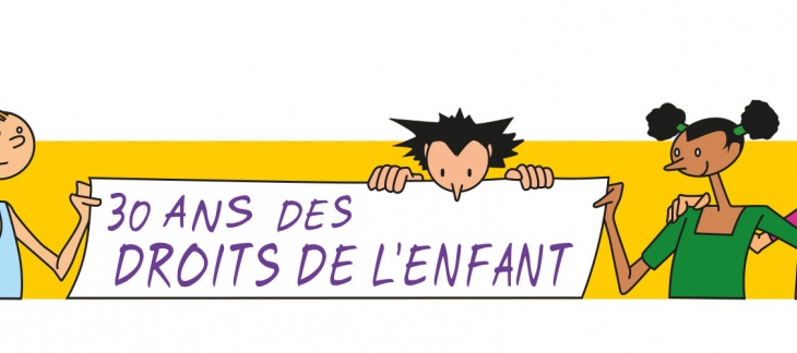 Illustration des 30 ans des droits de l'enfant