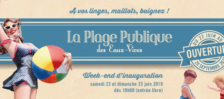 Ouverture de la Plage publique des Eaux-Vives