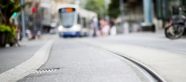 Tram à Genève