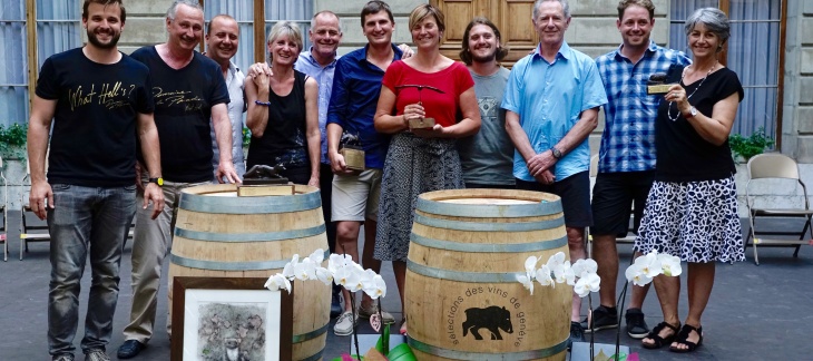 Le sanglier au Château du Crest !