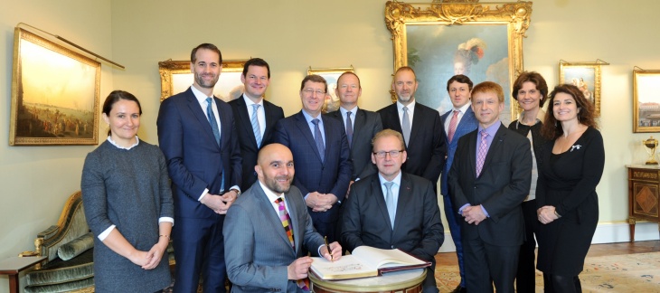 Déjeuner en l'honneur de S.E. Monsieur Frédéric Journès et de Monsieur Patrick Lachaussée