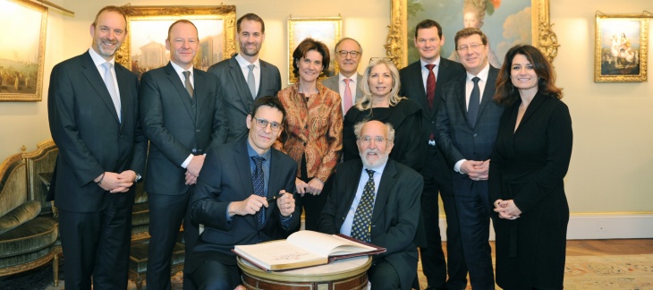 Déjeuner en l'honneur de Messieurs Michel Mayor et Didier Queloz, lauréats du Prix Nobel de Physique