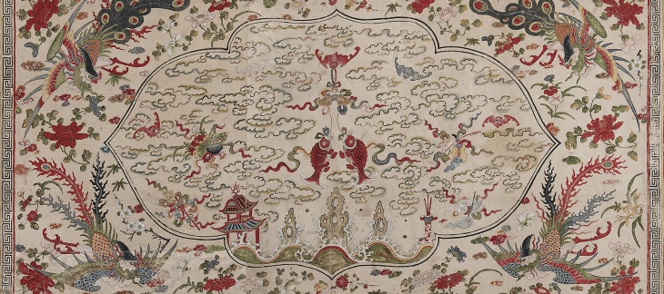 Dynastie Qing, vers 1750-1800. Détrempe sur peau de daim marouflée sur toile. Photothèque du Musée d'art et d'histoire de Genève