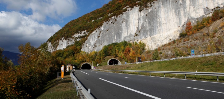 Tunnel du Vuache sur l'A40