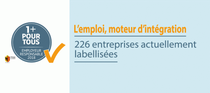 1+ pour tous compte 226 entreprises labellisées