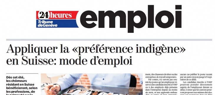 Appliquer la "préférence indigène" en Suisse : mode d'emploi 