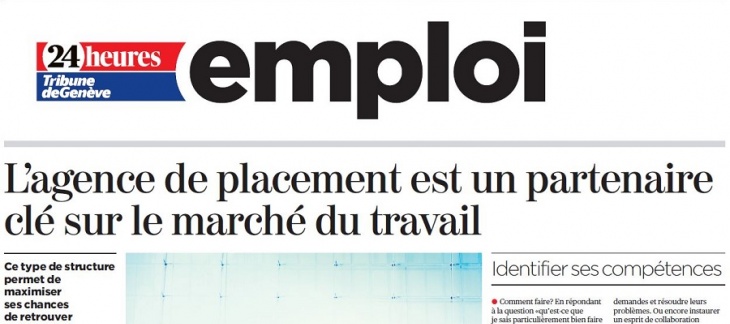 L'agence de placement est un partenaire clé sur le marché du travail 