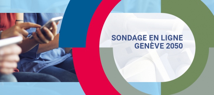 Banner sondage en ligne GENÈVE 2050