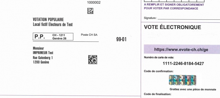 carte vote électronique