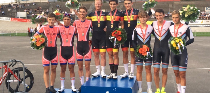 TSP Cadre Cycliste Genève a gagné les championnats Suisse de Team Sprint
