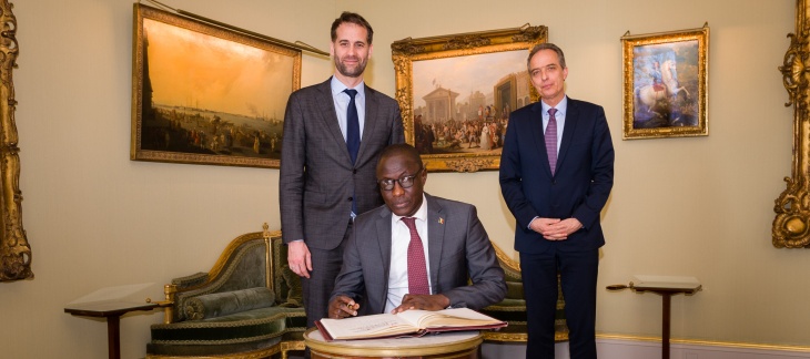 Visite de courtoisie de S.E. Monsieur l’Ambassadeur Ahmad MAKAILA, Représentant permanent de la République du Tchad auprès de l’