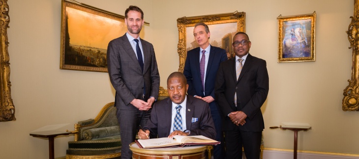 Visite de courtoisie de S.E. Monsieur l’Ambassadeur Penda P. NAANDA, Représentant permanent de la République de Namibie auprès d