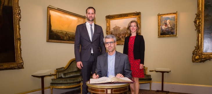 Visite de coutoisie de S.E. Monsieur l’Ambassadeur Esmaeil BAGHAEI HAMANEH, représentant permanent de la République islamique d’