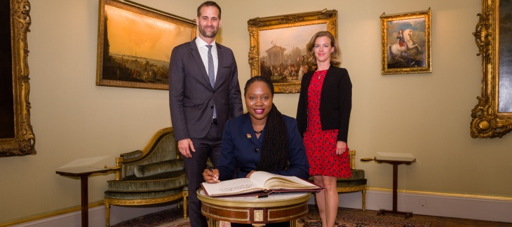 Visite de courtoisie de S.E. Madame l'Ambassadeur Makeda ANTOINE-CAMBRIDGE, représentant permanent de la République de Trinité-e