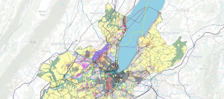 Carte du schéma de la 1re mise à jour du PDCn 2030