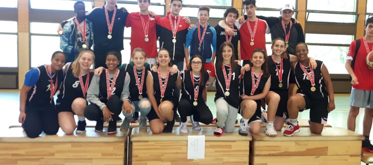 élèves du CO de la Golette à la 50e édition de la Journée de sport scolaire
