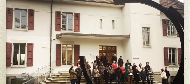 Vernissage de l'oeuvre de Bernar Venet