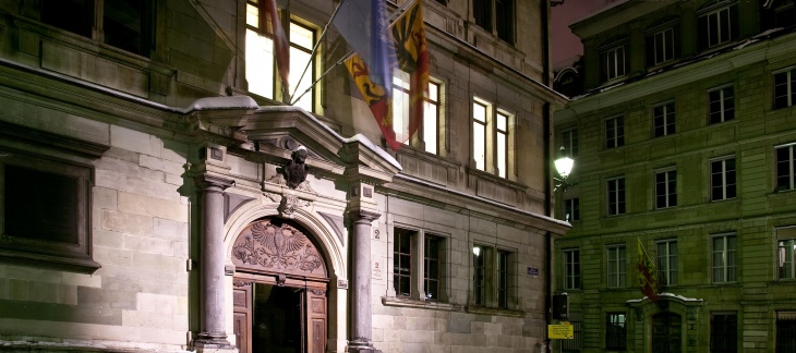 L'Hôtel de Ville sous la neige