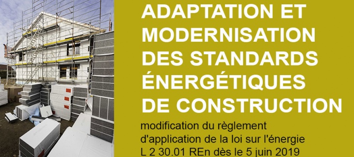 Adaptation et modernisation des standards énergétiques de construction : nouveau délai
