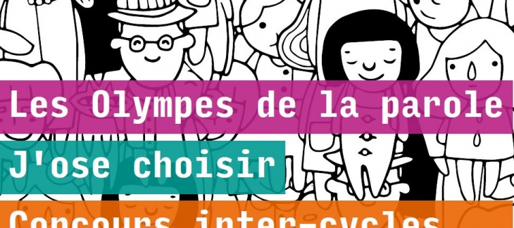 Affiche concours Olympes de la parole