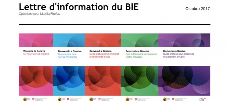 Toute l'actualité de l'intégration à Genève Découvrez notre dernière newsletter