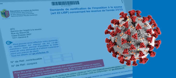 Délai supplémentaire au 31 mai 2020 pour le dépot de la rectification de l'impôt à la source Délai supplémentaire au 31 mai 2020 pour le dépot de la rectification de l'impôt à la source