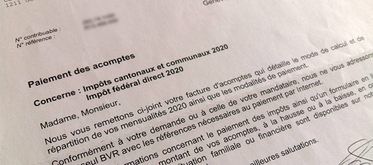 Anticipez le paiement de vos acomptes Anticipez le paiement de vos acomptes