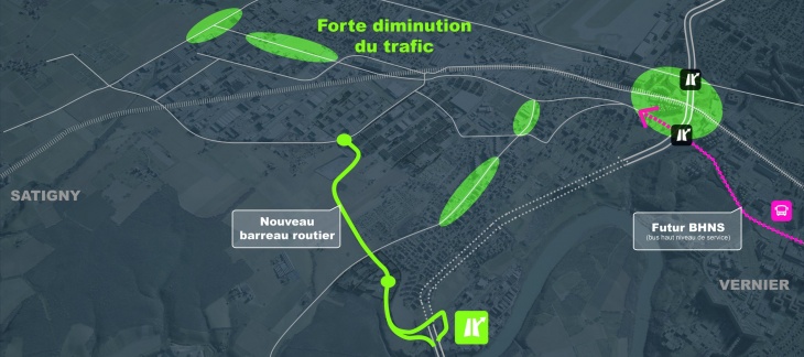 Axes de transport du secteur de ZIMEYSAVER